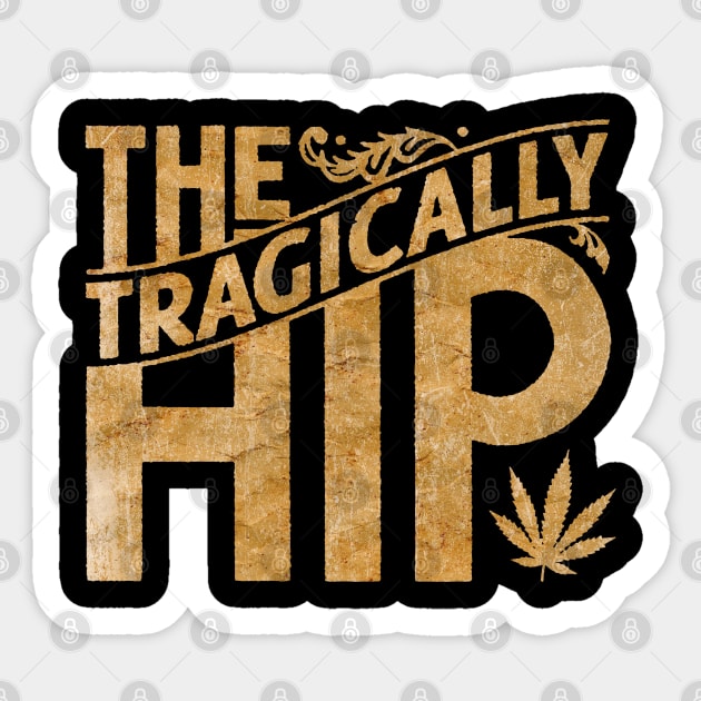 Tragically Hip vintage color Sticker by Dansu_creative